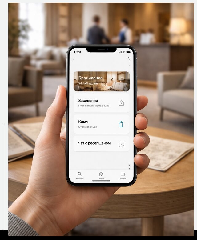 Мобильное приложение для гостей отеля в Чернушке, управление сервисом